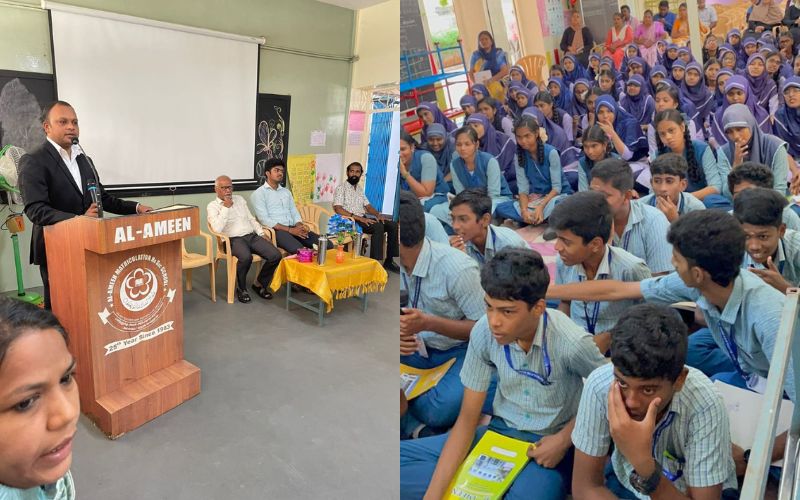Career guidance program at Al-Ameen School Erode